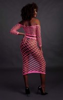Long Sleeve Crop Top and Long Skirt - Pink - XS/XL Long Sleeve Crop Top and Long Skirt - Pink - XS/XL