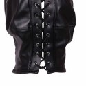 Mask with Blonde Ponytail - Black Mask with Blonde Ponytail - Black