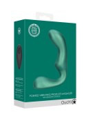 Pointed Vibrating Prostate Massager with Remote Control - Metallic Green Pointed Vibrating Prostate Massager with Remote Control - Metallic Green