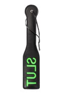 'Slut'' Paddle - Glow in the Dark - Black/Neon Green 'Slut'' Paddle - Glow in the Dark - Black/Neon Green
