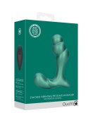 Stacked Vibrating Prostate Massager with Remote Control - Metallic Green Stacked Vibrating Prostate Massager with Remote Control - Metallic Green