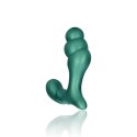 Stacked Vibrating Prostate Massager with Remote Control - Metallic Green Stacked Vibrating Prostate Massager with Remote Control - Metallic Green