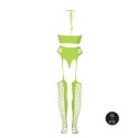 Two Piece with Crop Top and Stockings XL/XXXXL Two Piece with Crop Top and Stockings XL/XXXXL