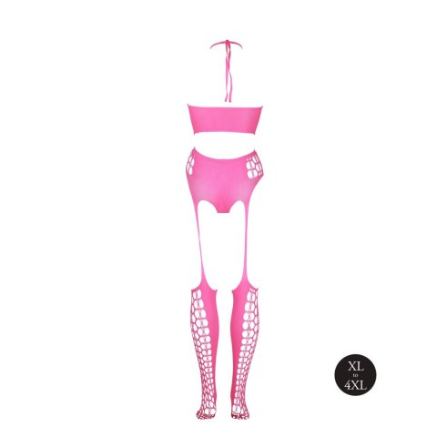 Two Piece with Crop Top and Stockings XL/XXXXL Two Piece with Crop Top and Stockings XL/XXXXL