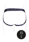 Vibrating Strap-on Panty Harness with Open Back - XS/S Vibrating Strap-on Panty Harness with Open Back - XS/S