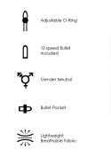 Vibrating Strap-on Panty Harness with Open Back - XS/S Vibrating Strap-on Panty Harness with Open Back - XS/S