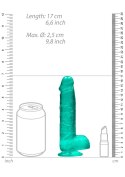 6"""" / 15 cm Realistic Dildo With Balls - Turquoise 6"""" / 15 cm Realistic Dildo With Balls - Turquoise