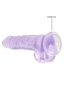 8"" / 20 cm Realistic Dildo With Balls - Purple 8"" / 20 cm Realistic Dildo With Balls - Purple
