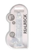 8"" / 20 cm Realistic Dildo With Balls - Transparent 8"" / 20 cm Realistic Dildo With Balls - Transparent