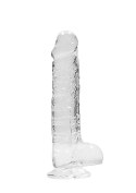 8"" / 20 cm Realistic Dildo With Balls - Transparent 8"" / 20 cm Realistic Dildo With Balls - Transparent