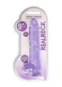 9"" / 23 cm Realistic Dildo With Balls - Purple 9"" / 23 cm Realistic Dildo With Balls - Purple