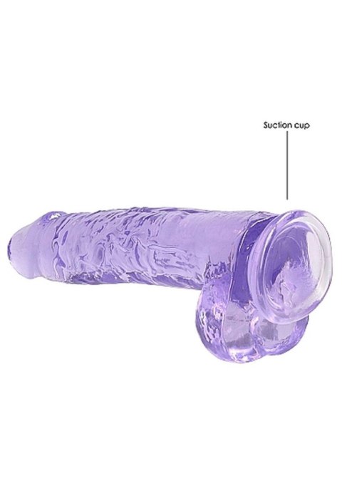 9"" / 23 cm Realistic Dildo With Balls - Purple 9"" / 23 cm Realistic Dildo With Balls - Purple