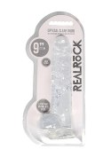 9"" / 23 cm Realistic Dildo With Balls - Transparent 9"" / 23 cm Realistic Dildo With Balls - Transparent
