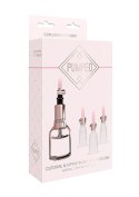 Clitoral & Nipple Pump Set Medium - Rose Gold Clitoral & Nipple Pump Set Medium - Rose Gold
