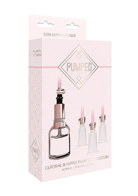 Clitoral & Nipple Pump Set Medium - Rose Gold Clitoral & Nipple Pump Set Medium - Rose Gold