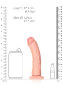 Curved Realistic Dildo with Suction Cup - 6""""/ 15,5 cm Curved Realistic Dildo with Suction Cup - 6""""/ 15,5 cm