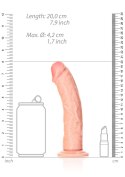 Curved Realistic Dildo with Suction Cup - 7""""/ 18 cm Curved Realistic Dildo with Suction Cup - 7""""/ 18 cm