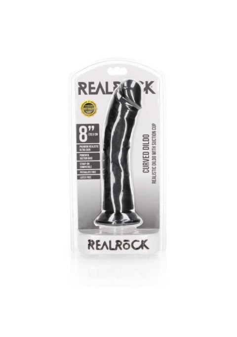 Curved Realistic Dildo with Suction Cup - 8""""/ 20,5 cm Curved Realistic Dildo with Suction Cup - 8""""/ 20,5 cm