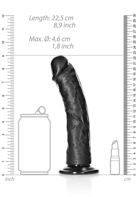 Curved Realistic Dildo with Suction Cup - 8""""/ 20,5 cm Curved Realistic Dildo with Suction Cup - 8""""/ 20,5 cm