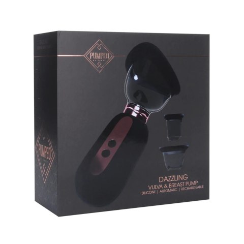 Dazzling - Rechargeable Vulva and Breast Pump - Black Dazzling - Rechargeable Vulva and Breast Pump - Black
