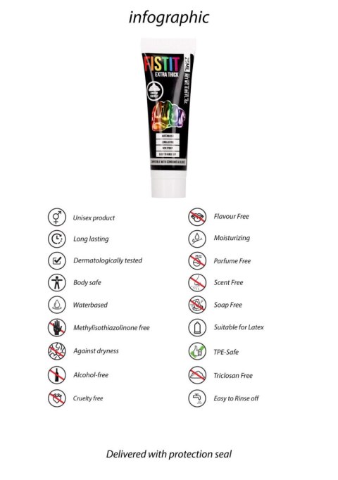 Extra Thick Lubricant - Rainbow - 0.8 fl oz / 25 ml Extra Thick Lubricant - Rainbow - 0.8 fl oz / 25 ml