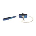Florence Collection - Collar with Leash - Blue Florence Collection - Collar with Leash - Blue