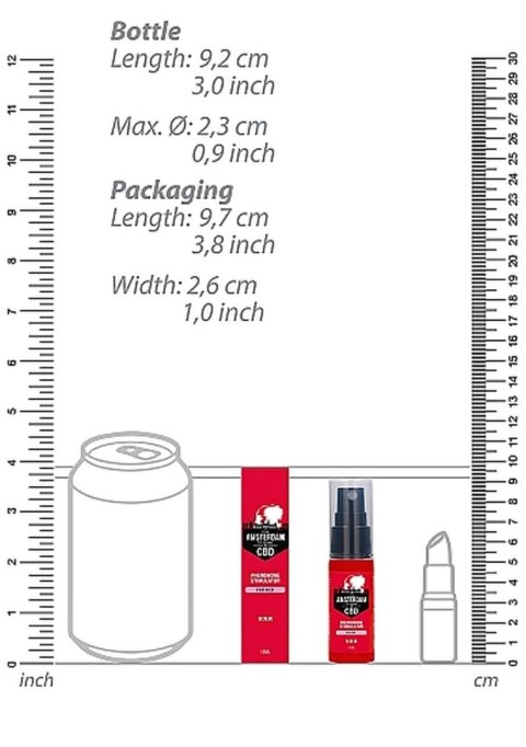 Original CBD Amsterdam - Pheromone Stimulator For Her - 15ml Original CBD Amsterdam - Pheromone Stimulator For Her - 15ml
