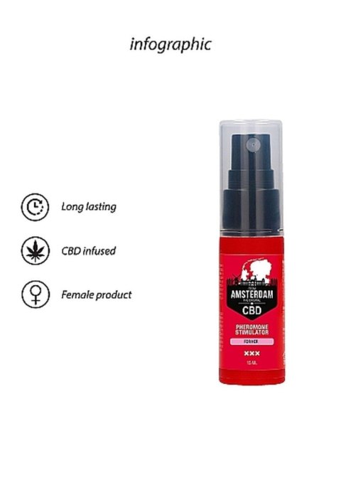 Original CBD Amsterdam - Pheromone Stimulator For Her - 15ml Original CBD Amsterdam - Pheromone Stimulator For Her - 15ml