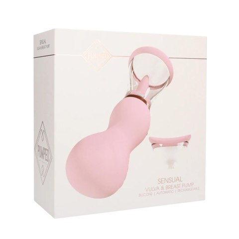 Sensual - Rechargeable Vulva and Breast Pump - Pink Sensual - Rechargeable Vulva and Breast Pump - Pink