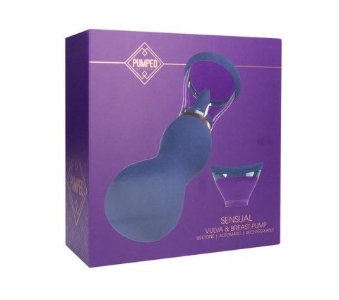 Sensual - Rechargeable Vulva and Breast Pump - Purple Sensual - Rechargeable Vulva and Breast Pump - Purple