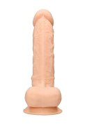 Silicone Dildo With Balls - 22,8 cm - Flesh Silicone Dildo With Balls - 22,8 cm - Flesh