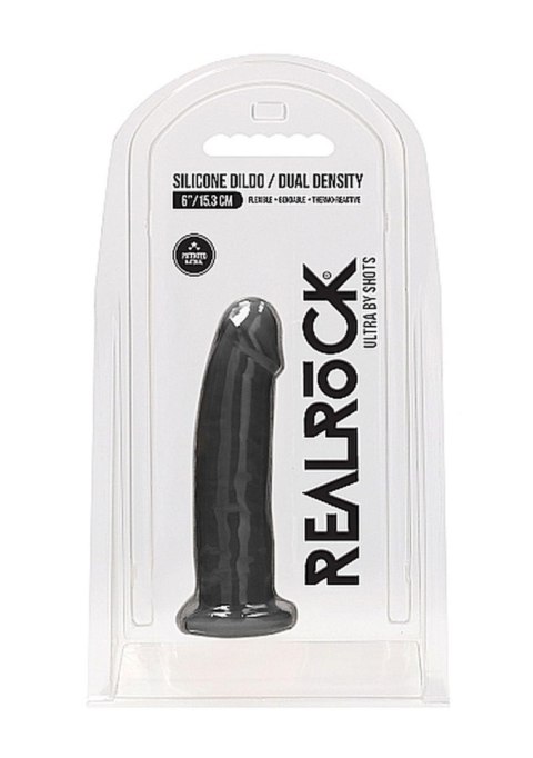 Silicone Dildo Without Balls - 15,3 cm - Black Silicone Dildo Without Balls - 15,3 cm - Black