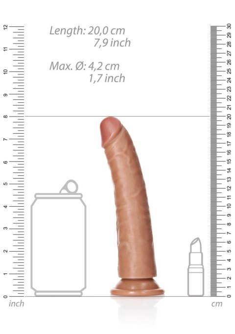 Slim Realistic Dildo with Suction Cup - 7""""/ 18 cm Slim Realistic Dildo with Suction Cup - 7""""/ 18 cm