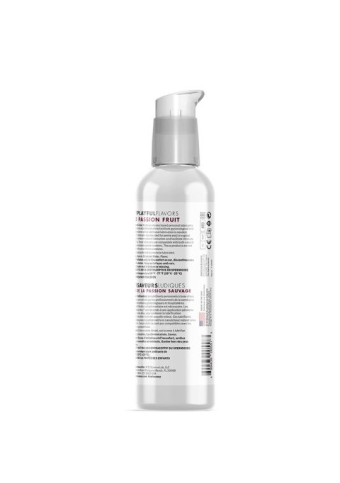 4 In 1 Lubricant with Wild Passion Fruit Flavor - 4 fl oz / 118 ml 4 In 1 Lubricant with Wild Passion Fruit Flavor - 4 fl oz / 118 ml
