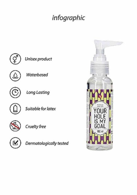 Anal Lube - Your Hole Is My Goal - 100 ml Anal Lube - Your Hole Is My Goal - 100 ml