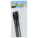 Couples Straws - Black and White Couples Straws - Black and White
