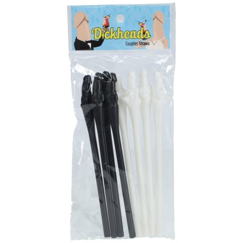 Couples Straws - Black and White Couples Straws - Black and White