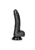 Curved Realistic Dildo Balls Suction Cup - 7""""/ 18 cm Curved Realistic Dildo Balls Suction Cup - 7""""/ 18 cm