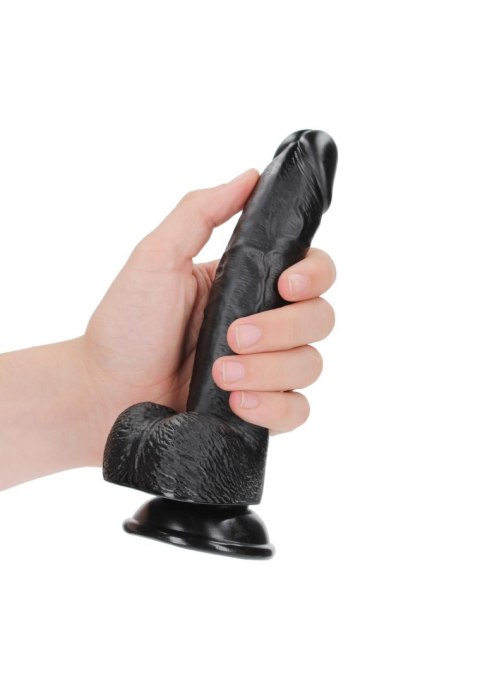 Curved Realistic Dildo Balls Suction Cup - 7""""/ 18 cm Curved Realistic Dildo Balls Suction Cup - 7""""/ 18 cm