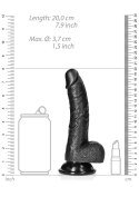 Curved Realistic Dildo Balls Suction Cup - 7""""/ 18 cm Curved Realistic Dildo Balls Suction Cup - 7""""/ 18 cm