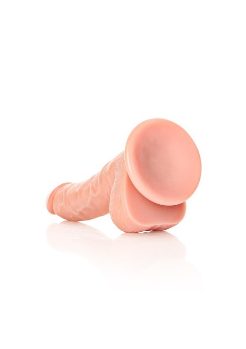 Curved Realistic Dildo Balls Suction Cup - 7""""/ 18 cm Curved Realistic Dildo Balls Suction Cup - 7""""/ 18 cm