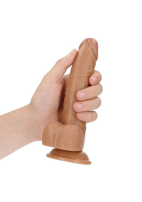 Curved Realistic Dildo Balls Suction Cup - 7""""/ 18 cm Curved Realistic Dildo Balls Suction Cup - 7""""/ 18 cm