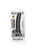 Curved Realistic Dildo Balls Suction Cup - 8""""/ 20,5 cm Curved Realistic Dildo Balls Suction Cup - 8""""/ 20,5 cm