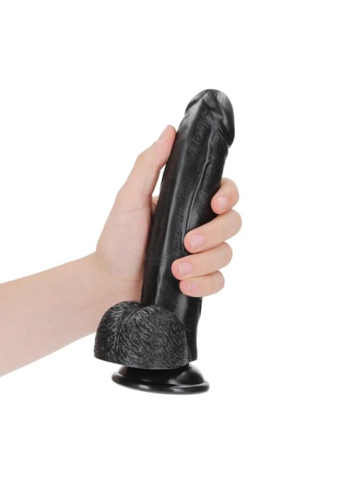 Curved Realistic Dildo Balls Suction Cup - 8""""/ 20,5 cm Curved Realistic Dildo Balls Suction Cup - 8""""/ 20,5 cm