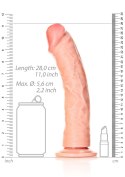 Curved Realistic Dildo with Suction Cup - 10""""/ 25,5 cm Curved Realistic Dildo with Suction Cup - 10""""/ 25,5 cm