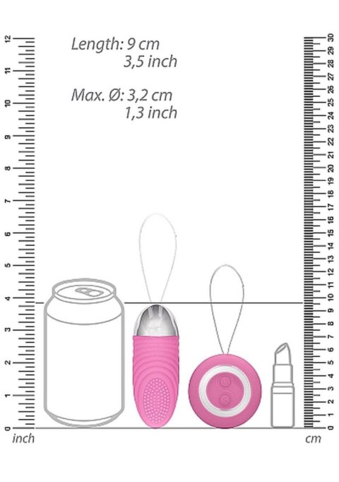 Ethan - Rechargeable Remote Control Vibrating Egg - Pink Ethan - Rechargeable Remote Control Vibrating Egg - Pink
