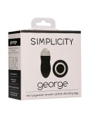 George - Rechargeable Remote Control Vibrating Egg - Black George - Rechargeable Remote Control Vibrating Egg - Black