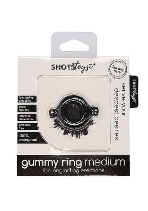 Gummy Ring - Medium - Black Gummy Ring - Medium - Black