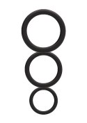 Round Cock Ring Set - Black Round Cock Ring Set - Black