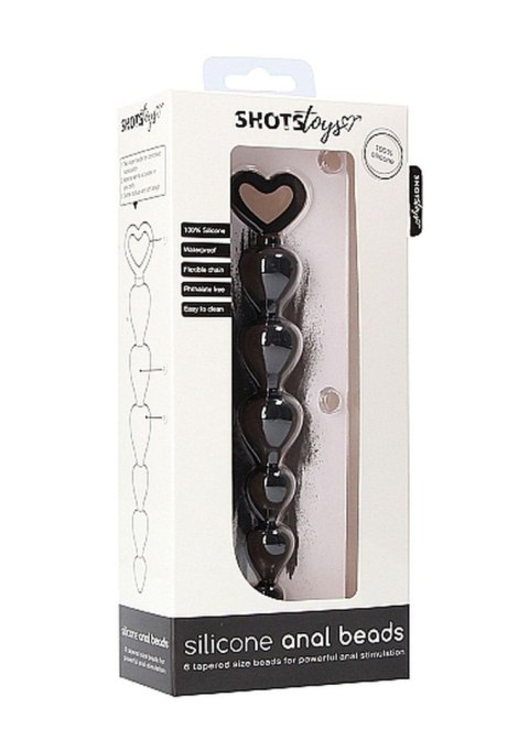 Silicone Anal Beads - Black Silicone Anal Beads - Black